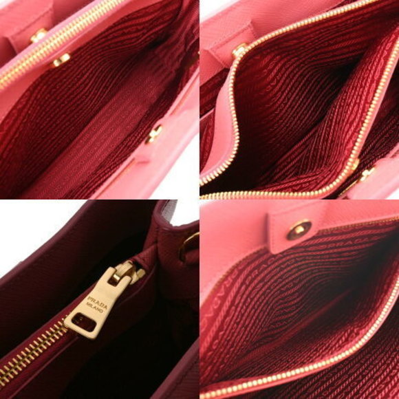 PRADA bag pink Saffiano handbag - Picture 11 of 12